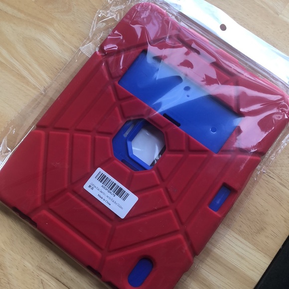 Red and Blue Apple IPad Case - Picture 2 of 2